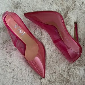 Hot pink heels